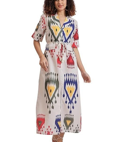 ATHENA LIFESTYLE Multi Abstract Dress