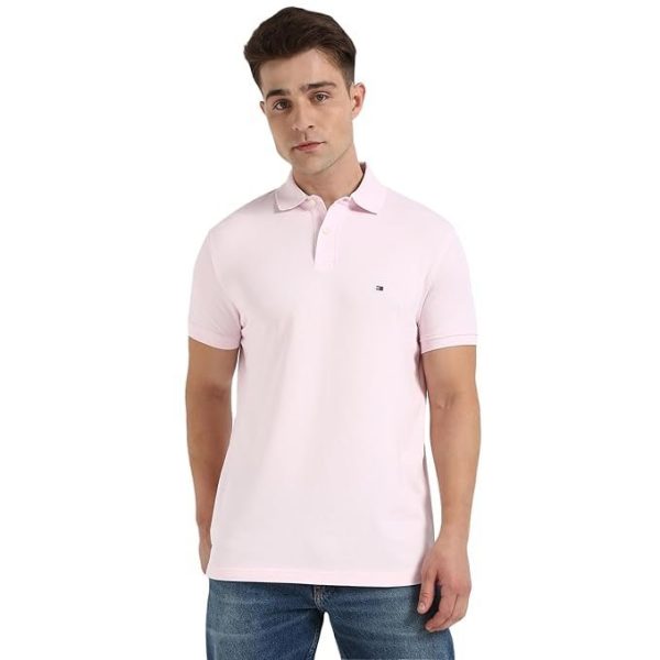 Tommy Hilfiger Men's Solid Regular Fit T-Shirt