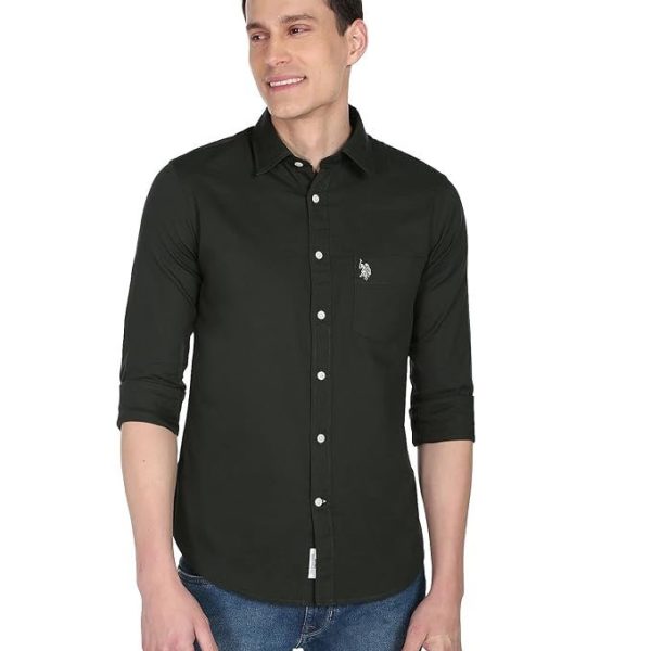 U.S. POLO ASSN. Men's Cotton Regular Fit Shirt
