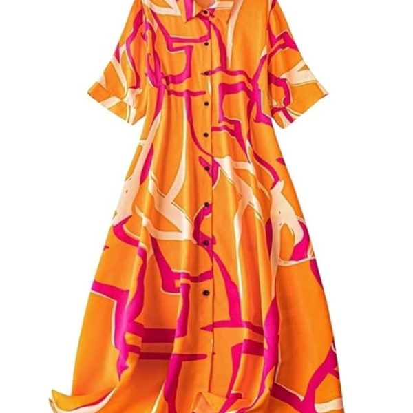 Leriya Fashion Women’s One Piece Dress – Stylish Midi Party Dress for Women | Summer Casual Wear for Events, Date & Evening Look