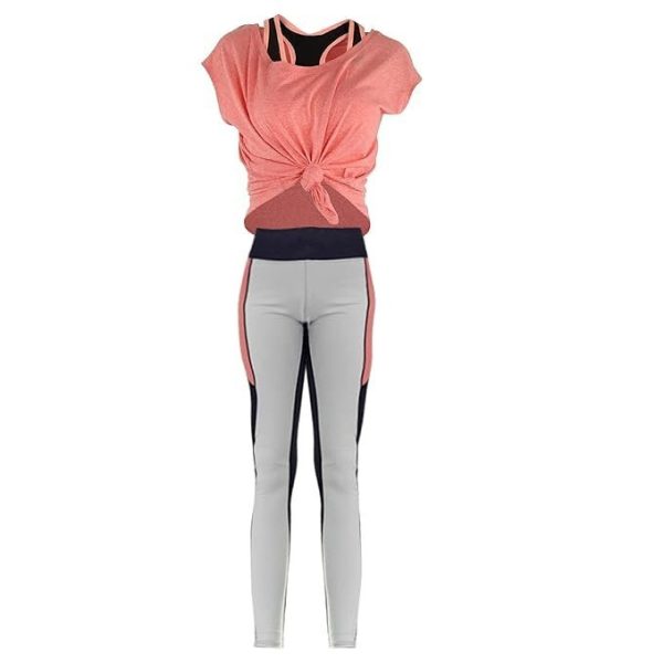 Sports Suit, Fashionable Durable Yoga Clothes Suit High‑Stretch for Girls for Women for Exercise Running, Training for Bodybuilding Yoga, Sports