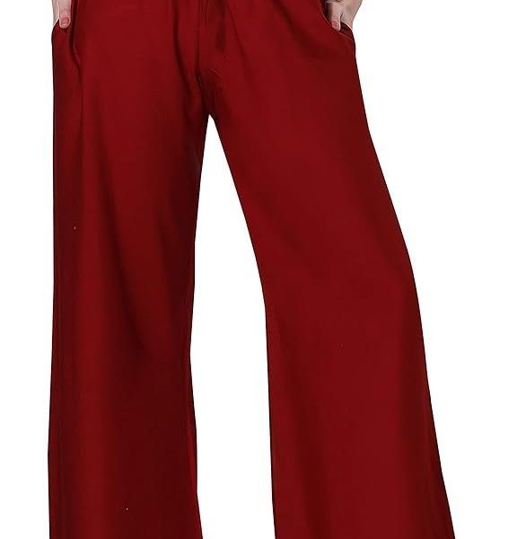 TRASA Women's and Girls Cotton Reyon Regular Fit Palazzo Pants - Available Size - L, XL, 2XL, 3XL
