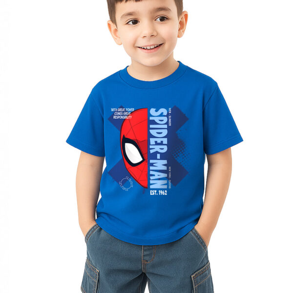 Adambil Boys' Cotton Marvel Spiderman T-shirt